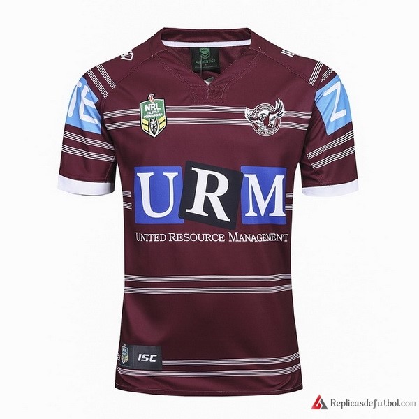 Camiseta Manly Sea Eagles Primera equipación 2017-2018 Rojo Rugby